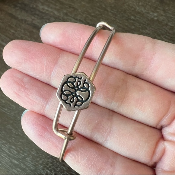 Alex and Ani Rose Gold Path of Life Symbol Charm Bracelet - Picture 2 of 4